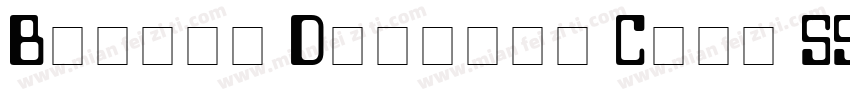 Baguet Display Caps SSi字体转换